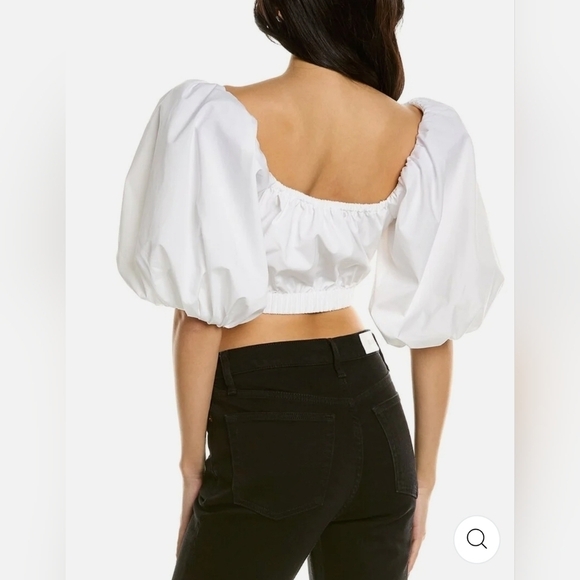 Jason Wu Cropped Sweetheart Top - Picture 2 of 12